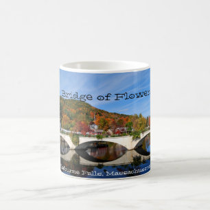Herbst - Brücke der Blumen, landschaftliche Tasse