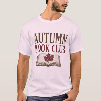 Herbst-Buchclub Vintage-Herbstleser-Design T-Shirt