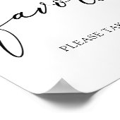 Herbst Burgund Florals Favorit Poster (Ecke)