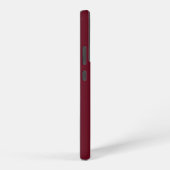 Herbst-Burgund mit Namen oder Monogramm-Set Samsung Galaxy Hülle (Rechte Seite)