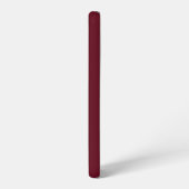 Herbst-Burgund mit Namen oder Monogramm-Set Samsung Galaxy Hülle (Linke Seite)