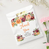 Herbst-Burgund und Orange Hochzeit-Dankeschön Geschenktütchen (Versiegelt)