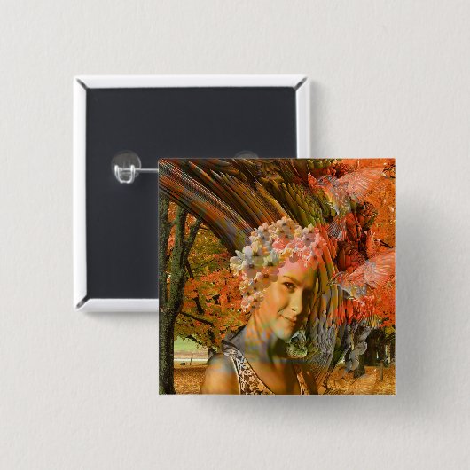 Herbst Button (Vorne & Hinten)