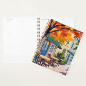 Herbst-Café-Aquarell Herbstlaub Planer (Anzeige)