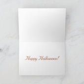 Herbst Candy Corn "Happy Halloween!" Karte (Innenseite)