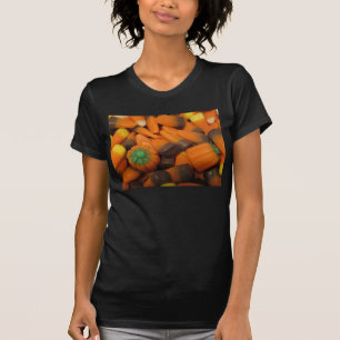 Herbst Candy Corn Womens Petite T - Shirt