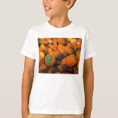 Herbst Candy Mais Kids Basic T - Shirt (Vorderseite)