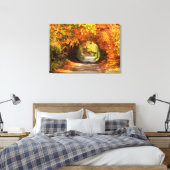 Herbst, Canvas Print, Gelber Bog Kilcullen Leinwanddruck (Insitu (Schlafzimmer))