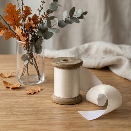 Herbst-Cardstock-Muster-Geschenkverpackungsband Satinband