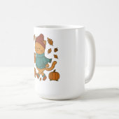 Herbst Chat Gemütliche Spaziergänge Kaffeetasse (VorderseiteRechts)