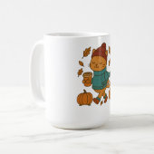Herbst Chat Gemütliche Spaziergänge Kaffeetasse (Vorderseite Links)