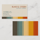 Herbst-Chic färbt Visitenkarte (Vorne/Hinten)