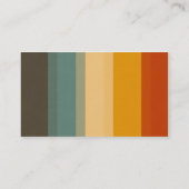 Herbst-Chic färbt Visitenkarte (Rückseite)