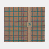 Herbst Chic Kariert Fleece Blanket (Vorderseite (Horizontal))