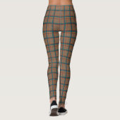 Herbst Chic Kariert Leggings (Rückseite)