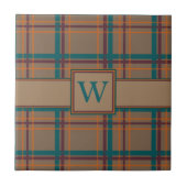 Herbst Chic Kariert Tile Fliese (Vorderseite)