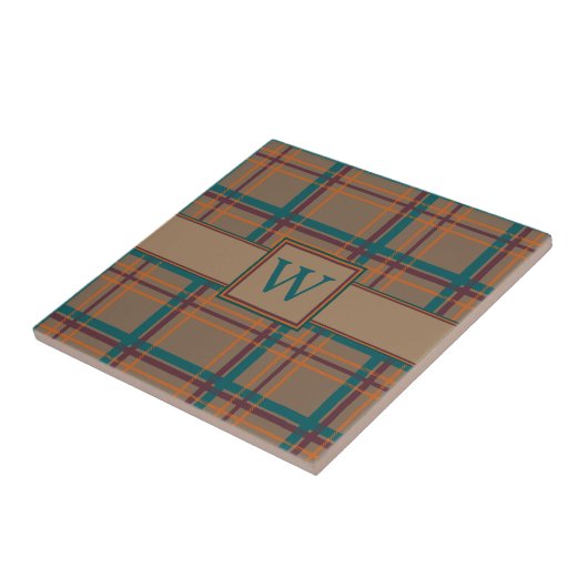 Herbst Chic Kariert Tile Fliese (Seite)