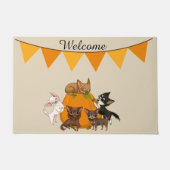 Herbst Chihuahua Door Mat Fußmatte (Vorderseite)
