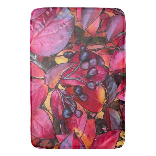 Herbst-Chokekerinen - Große Badematte (Vorderseite Vertikal)