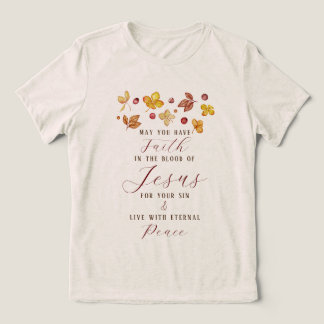 Herbst Christlich Faith Tri-Blend Shirt