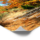 Herbst Christlich Poster Bible Verse Creationarts (Ecke)