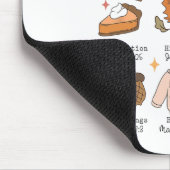 Herbst Christliche Erntedank Bibel Verse I Am thra Mousepad (Ecke)