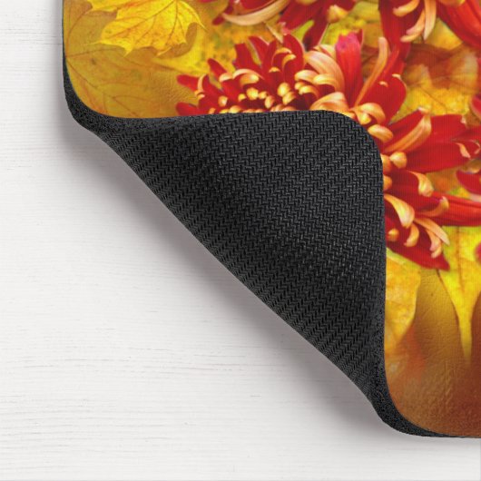 Herbst Chrysanthemas ~ Mousepad (Ecke)