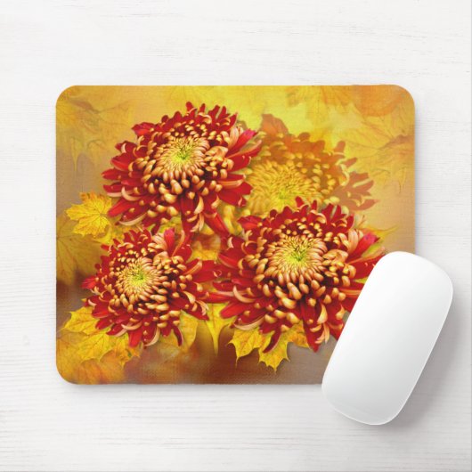 Herbst Chrysanthemas ~ Mousepad (Mit Mouse)