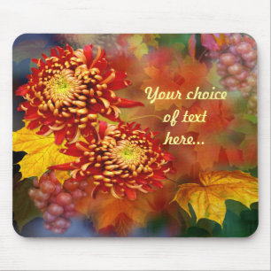 Herbst Chrysanthemas ~ Mousepad