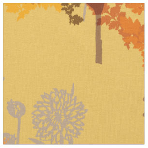 Herbst Chrysanthemum Graphic Stoff