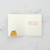 Herbst Cider Rezept Happy Fall Saison Süße Karte (Innenseite)