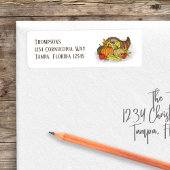 Herbst Cornucopia Elegantes Wasserfarbenland