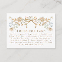 Herbst-Cottage Baby Shower Bücher für Baby