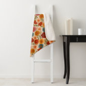 Herbst Cottagecore Blumen Sherpadecke (Beispiel)