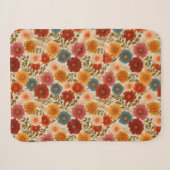 Herbst Cottagecore Blumen Sherpadecke (Vorderseite (Horizontal))