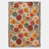 Herbst Cottagecore Floral Decke (Vorderseite Vertikal)