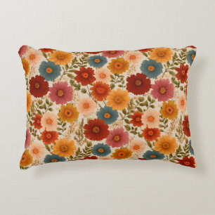 Herbst Cottagecore Floral Dekokissen