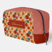 Herbst Cottagecore Floral Waschbeutel (Rechte Ecke)