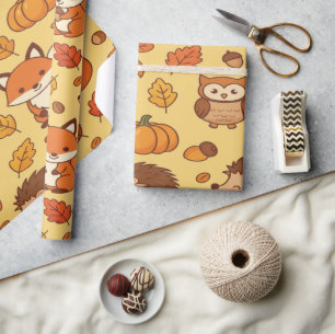 Herbst Cottagecore Träume Natur Geschenkpapier