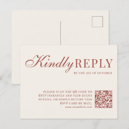 Herbst Covey | RSVP-Karte Einladungspostkarte
