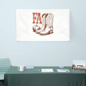 Herbst Cowgirl Pumpkin Banner (Messeveranstaltung)