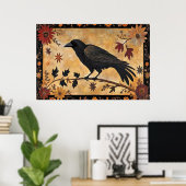 Herbst-Crow Poster (Heimbüro)