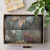Herbst-Dahlie-Blumenstrauß-Decoupage Seidenpapier (Geschenk)