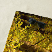 Herbst-Dampfzug, Bewdley, UK - Name-Text hinzufüge Strandtuch (Beispiel)