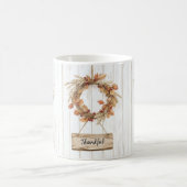 Herbst-Dankbarkeits-Kranz Kaffeetasse (Mittel)