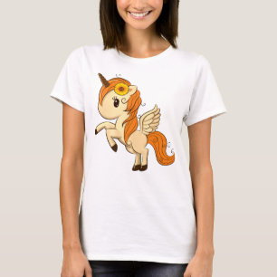 Herbst-Dankeschwein-Einhorn-Pegasus T-Shirt