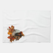 Herbst-Dekoration Sheltie Geschirrtuch (Horizontal)