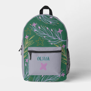 Herbst der eleganten Pflanze Bedruckter Rucksack