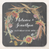 Herbst der Liebe Chalkboard Untersetzer Matts Hoch (Vorderseite)