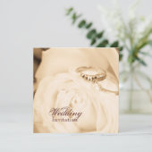 Herbst der Liebe-Ehering-Gruppe Einladung (Stehend Vorderseite)